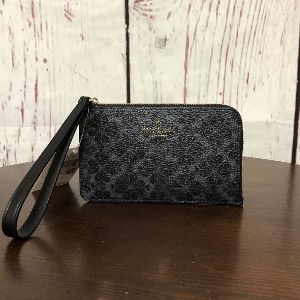 Kate Spade Black Wristlet